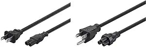 Monoprice AC Power Cord 6ft NEMA to IEC Cable