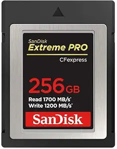 SanDisk 256GB Extreme PRO CFexpress Type B Card