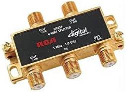 RCA DT4SP 4-Way Digital TV Splitter — main product image