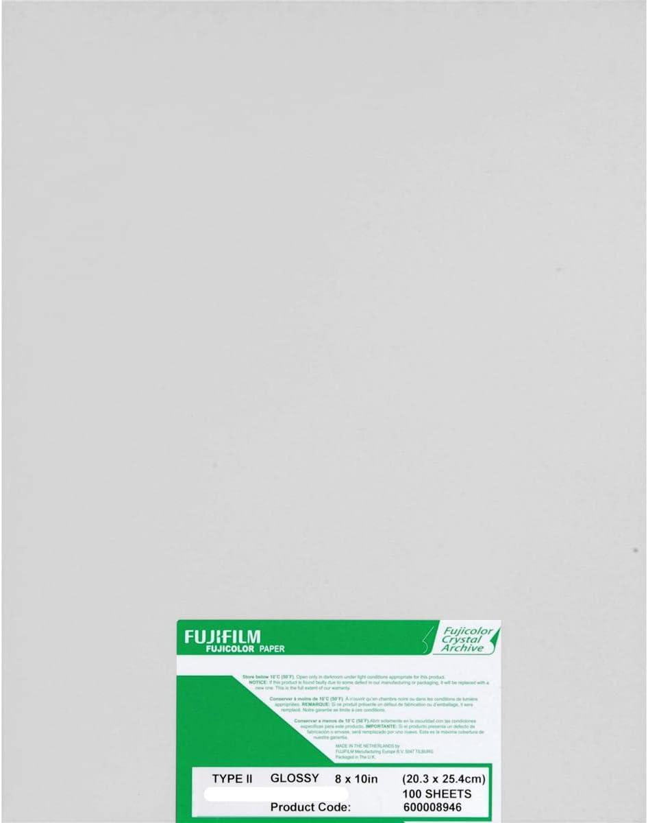 Fujifilm 600008946 8x10" Crystal Archive Type II Glossy Paper