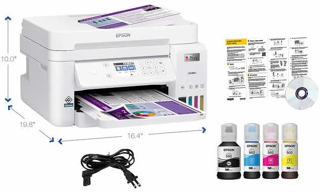 Epson ET-3850 EcoTank Wireless All-in-One Printer USB Cable