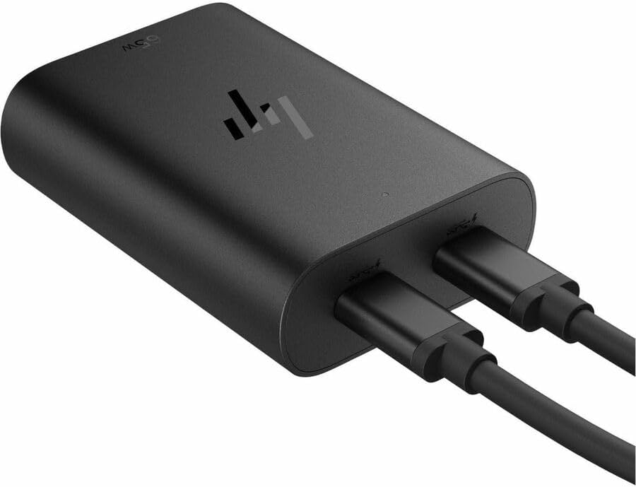 HP 600Q8AAABA 65W GaN USB-C Laptop Charger