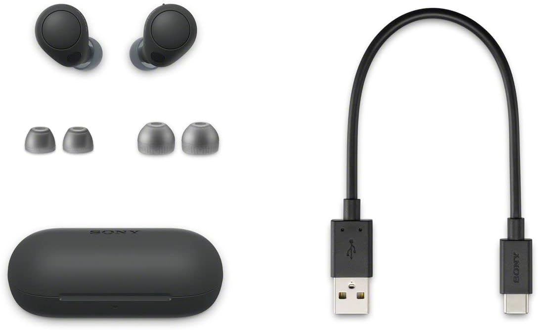 Sony WF-C700N BZ Wireless Noise-Canceling Black Earbuds