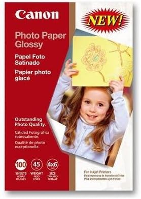 Canon 0775B022 Glossy 4x6 Photo Paper 100 Sheets