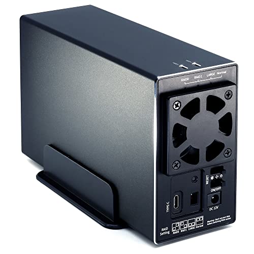 compatily LX23 Dual-Drive RAID External Hard Drive — main product image