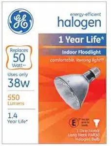 GE 69168 PAR30 Halogen Floodlight Bulb 38W