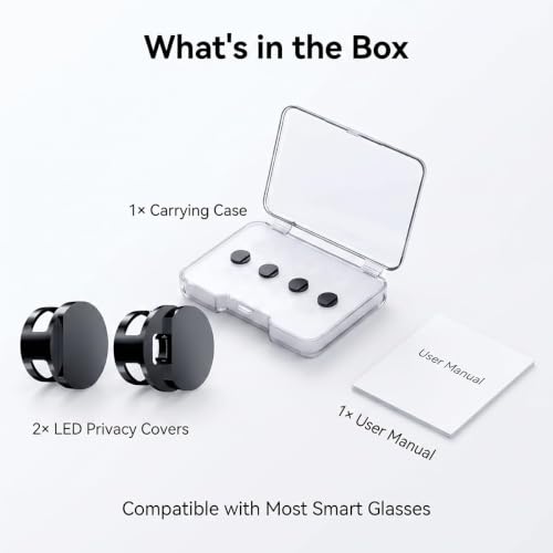 EXGYAN Snap-On Privacy Cover for Meta & Oakley Smart Glasses — main product image
