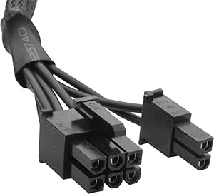 Corsair CP-8920111 Sleeved Black PCI-E Cable — main product image