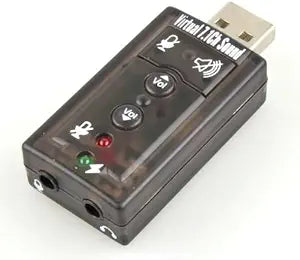 Neewer 99008225@@: USB 2.0 Virtual 7.1 Channel Sound Card Adapter