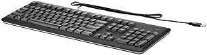HP QY776AA#ABA USB Keyboard - Renewed