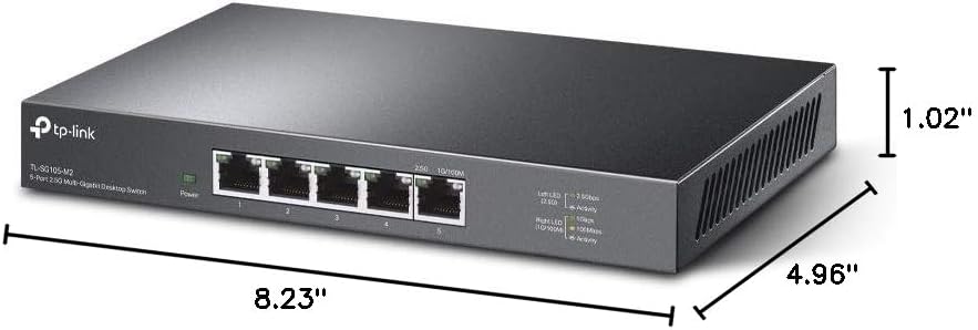 TP-Link TL-SG105-M2 5-Port 2.5G Multi-Gigabit Switch
