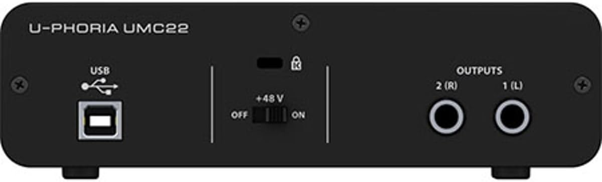 Behringer UMC22 U-Phoria USB Audio Interface
