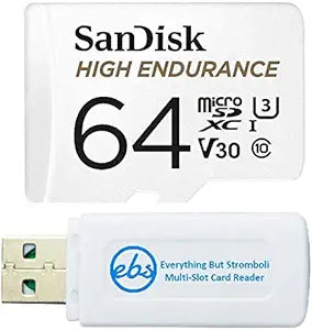 SanDisk SDSQQNR-064G-GN6IA 64GB High Endurance MicroSD Card — main product image