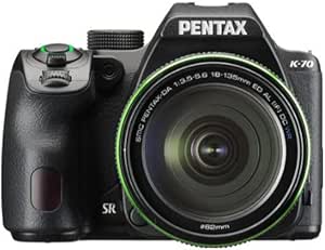 Pentax K-70 DSLR Camera with 18-135mm and 55-300mm Lens Bundle — main product image