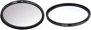 Tiffen 77mm 4 Point Star & Black Pro-Mist Filter Kit