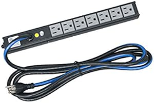 Middle Atlantic PD-715SC-NS Slim 7 Outlet 15A Power Strip — main product image