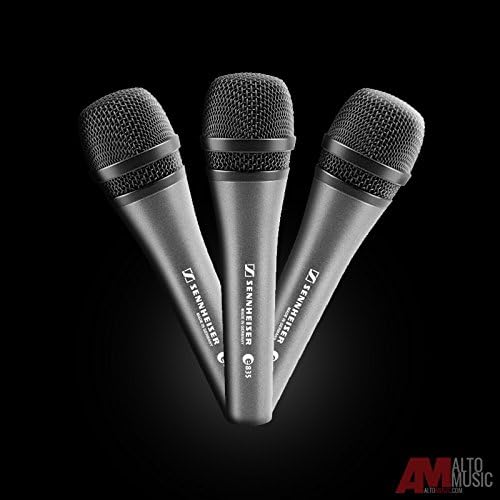 Sennheiser E8353PK Vocal Microphone 3-Pack with Stands & Cables