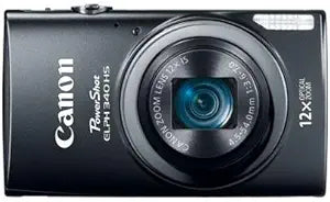 Canon 9344B001 PowerShot ELPH 340 HS 16MP Black Digital Camera