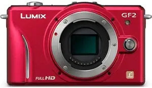 Panasonic Lumix DMC-GF2 Red Micro Four Thirds Camera Body