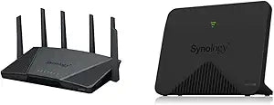 Synology RT6600ax Tri-Band WiFi Router & MR2200ac Mesh — main product image