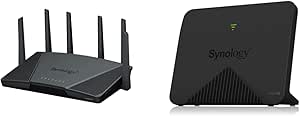 Synology RT6600ax Tri-Band WiFi 6 Router & MR2200ac Mesh — main product image