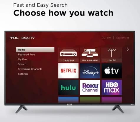 TCL 43S431 43" 4K UHD HDR LED Smart TV Renewed