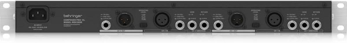 Behringer MDX2600V2: Composer Pro-XL Compressor with De-esser