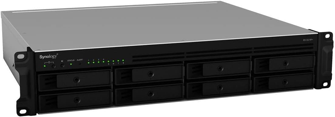 Synology RS1221RP+ 8-Bay RackStation NAS Diskless