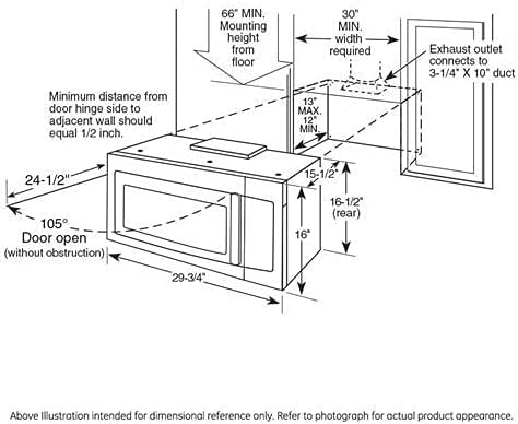 GE JNM7196SKSS 1.9 cu. ft. Over-the-Range Microwave