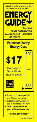 Sharp LC70LE745U 70-Inch 120Hz LED TV
