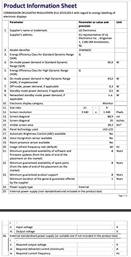 LG 35WN65C-B 35" Curved UltraWide QHD HDR FreeSync Monitor