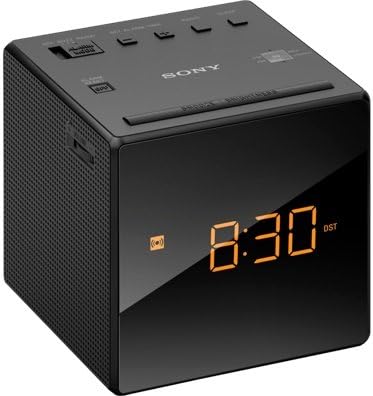 Sony ICF-C1B Black AM/FM Alarm Clock Radio — main product image