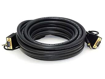 Monoprice 559 - 25ft SVGA/3.5mm Stereo Audio Cable, Male to Male