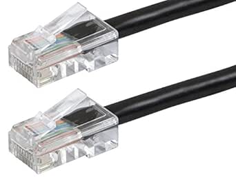 Monoprice 113408 Cat6 Ethernet Cable 15ft - Black ZeroBoot