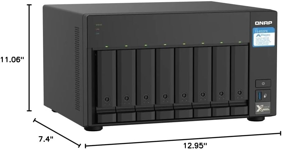 QNAP TS-832PX-4G 8-Bay 10GbE NAS