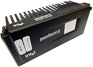 Intel PII 233Mhz CPU 512k Slot1 Heatsink MMX