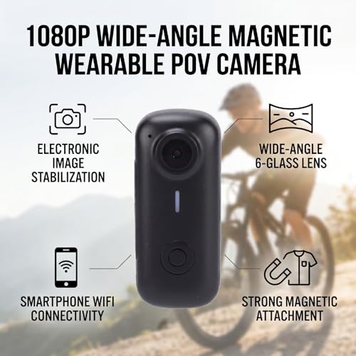 GOWENIC 1080P WiFi Thumb Action Camera for Vlogging — main product image