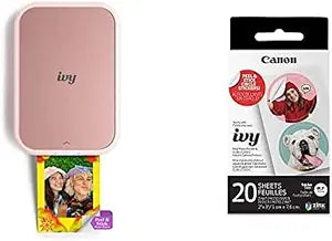 Canon IVY 2 Mini Photo Printer Pink + Stickers