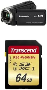Panasonic HC-V550K Full HD Camcorder - Black — main product image