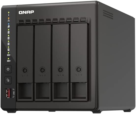 QNAP TS-453E-8G 4-Bay 2.5GbE Desktop NAS — main product image