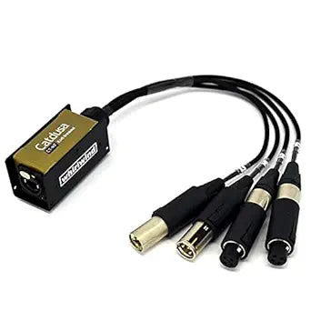 Whirlwind CT-MF Cat5e to 4 XLR Snake 1.5ft