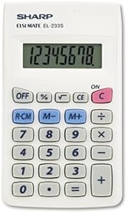 Sharp EL233SB 8-Digit Pocket Calculator — main product image