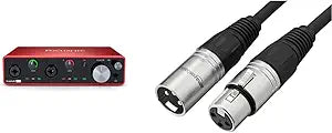Focusrite Scarlett 4i4 (3rd Gen) USB Audio Interface + XLR Cable