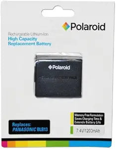 Polaroid PLBTPABLB13 Panasonic BLB13 Replacement Battery