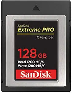 SanDisk PRO CFexpress Card Type B - 128GB, 1700MB/s — main product image