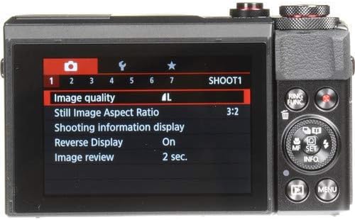 Canon PowerShot G7 X Mark II Digital Camera Renewed