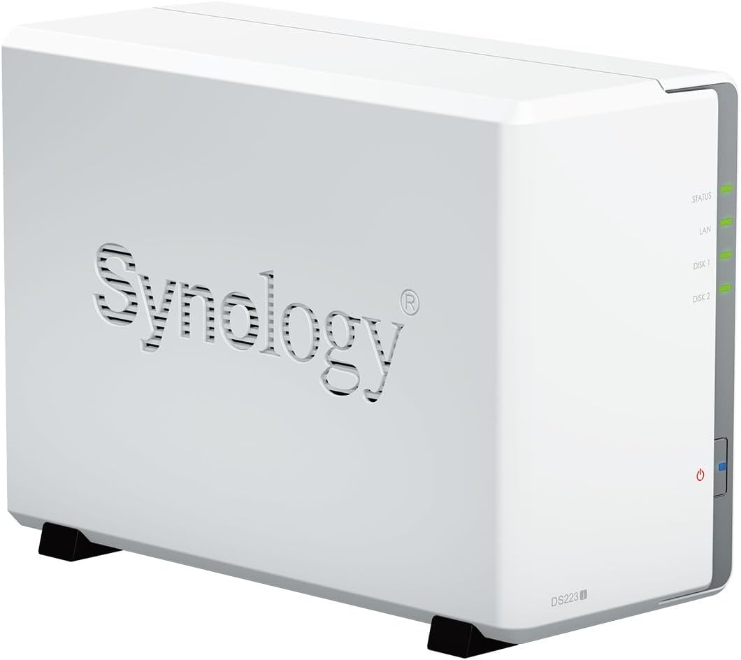 Synology DS223j 24TB 2-Bay NAS WD Red Plus Bundle