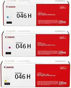 Canon CRG-046H High Yield Cyan Magenta Yellow Toner Set