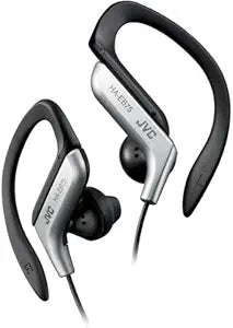 JVC 004683804210 Silver Sport Ear-Clip Headphones — main product image