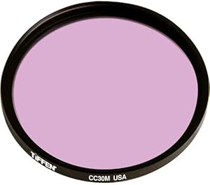 Tiffen 55CC30M 55mm CC30M Color Correcting Filter - Magenta